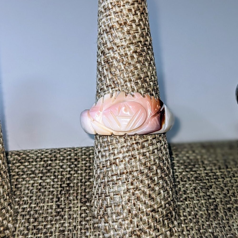 Hand-Carved Sea Shell Ring